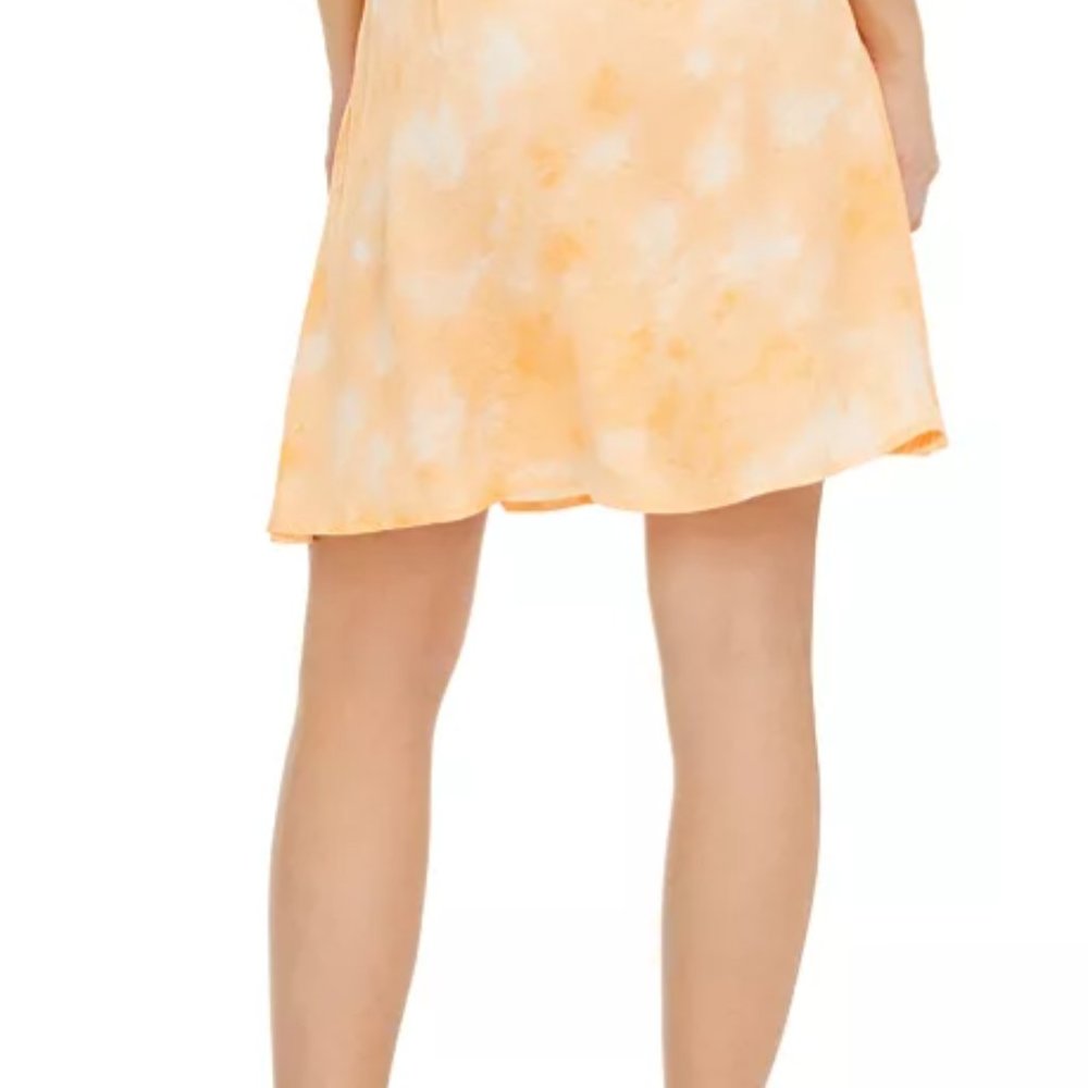FREE PEOPLE Martine Flirt Tie Dye Skirt - Peach 8 - Picture 3 of 5